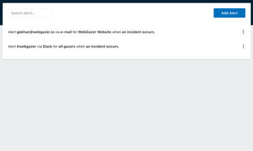WebGazer screenshot