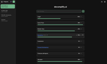 decomplify.ai screenshot