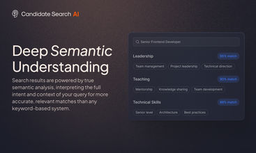 Candidate Search AI screenshot