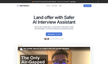 InterviewFox screenshot