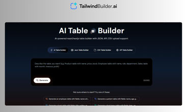 Tailwind Builder screenshot