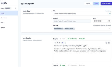 Loggify screenshot