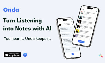 Onda: AI Audio Note Taker screenshot