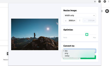 Resizing.app screenshot