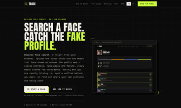 Trace AI Face Scan screenshot