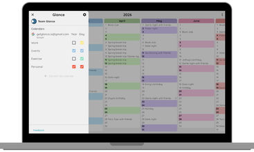 Glance screenshot
