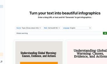 Infography screenshot