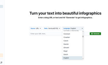 Infography screenshot