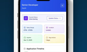 My Job Trackr screenshot