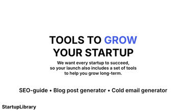 StartupLibrary screenshot