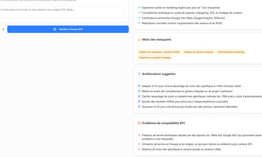 Facilecv screenshot
