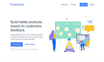 Productroad screenshot