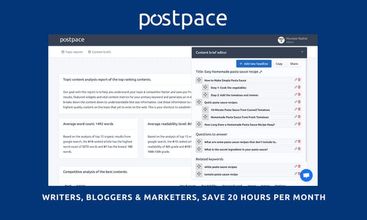 Postpace screenshot