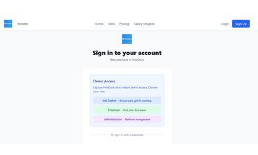 HireDock screenshot