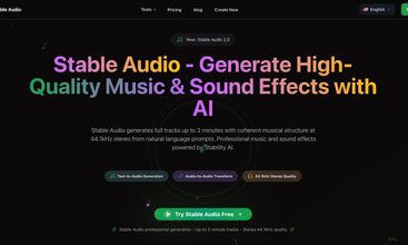 Stable Audio screenshot