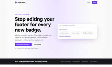 Badge Relay screenshot