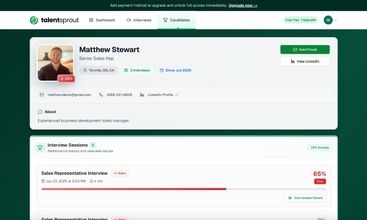 TalentSprout.ai screenshot