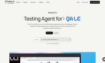 Kane CLI By TestMu AI screenshot