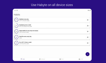 Habyte screenshot