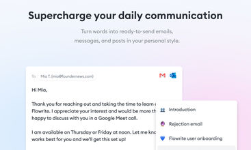 Flowrite screenshot