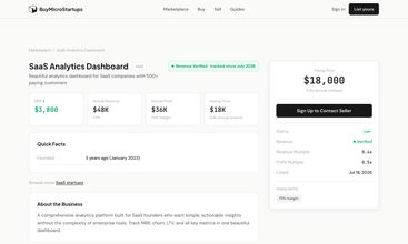 BuyMicroStartups screenshot