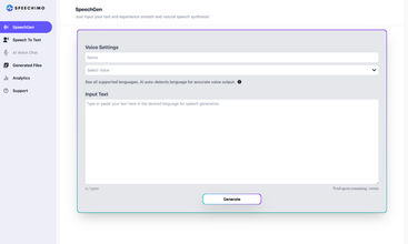 Speechimo screenshot