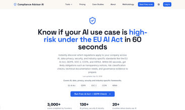 AI Compliance Advisor screenshot