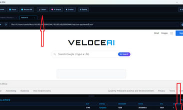 VELOCE AI screenshot