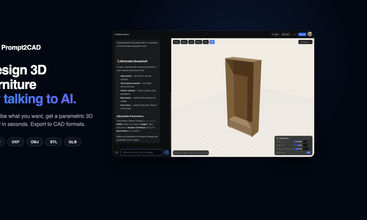 Prompt2CAD screenshot
