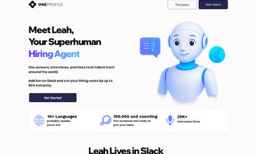 OneProfile screenshot