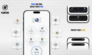 Flowton: the "time particle" screenshot