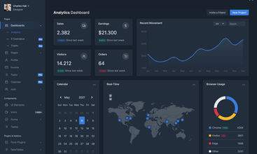AdminKit screenshot