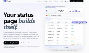 Wisegrid.co screenshot