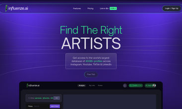 Influenze.AI screenshot