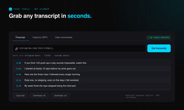Reelyze screenshot