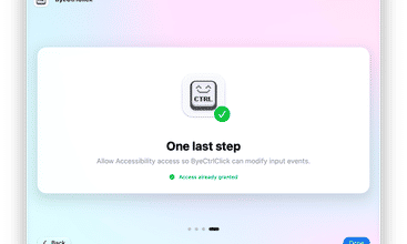 ByeCtrlClick screenshot