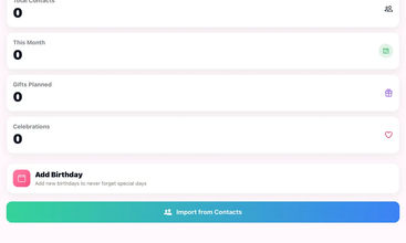 Breminder screenshot