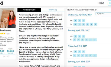 Hire.Bid screenshot