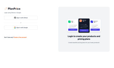 Planprice screenshot