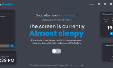 Stay Awake screenshot