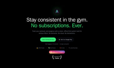 FitLog X Tracker screenshot