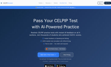 CELPIP Simulator screenshot