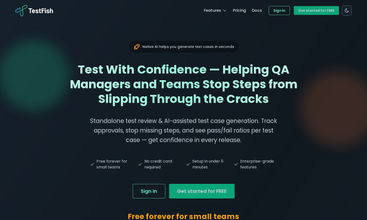 TestFish screenshot
