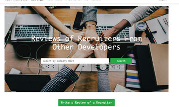 Tech Recruiter Ratings screenshot