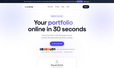Supadrop screenshot