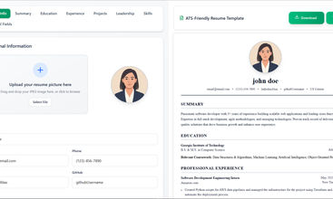 PriimeCvBuilder screenshot