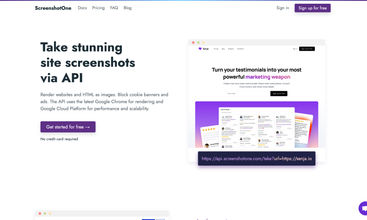 ScreenshotOne screenshot