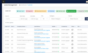 Cronnico CRM screenshot