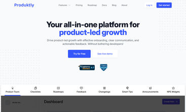 Produktly screenshot