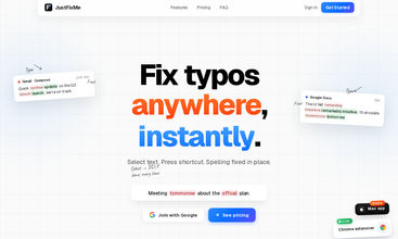 JustFixMe screenshot